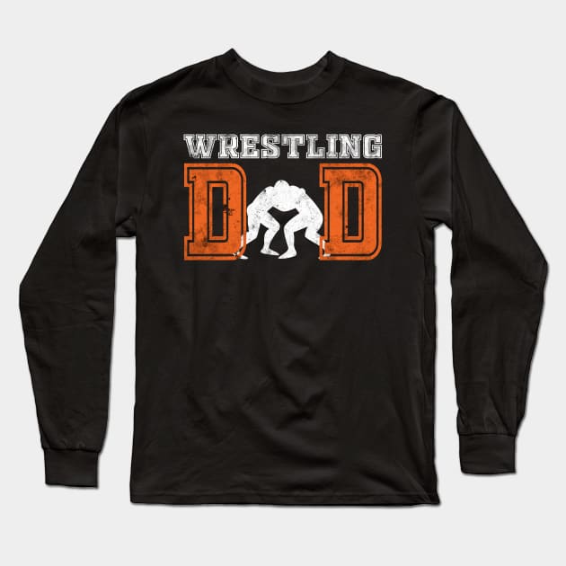 Wrestling Dad Long Sleeve T-Shirt by mazurprop